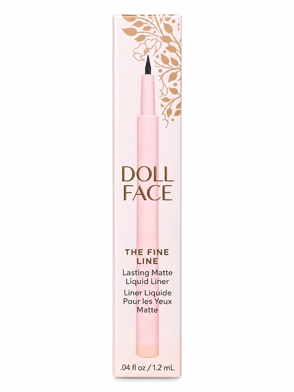 Doll Face The Fine Line Lasting Matte Liquid Liner - Black